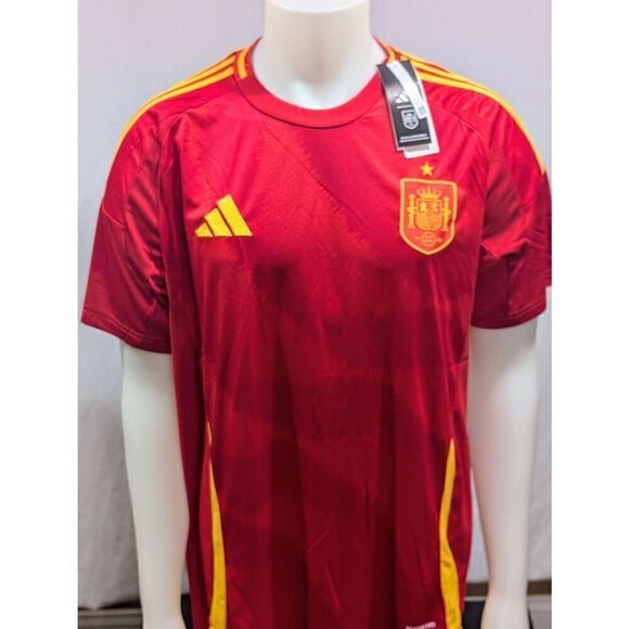 BNWT SPAIN Spain adidas Home Shirt 2024 Copy - Picture 1 of 7
